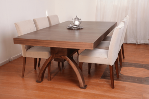 contemporary extendable dining table